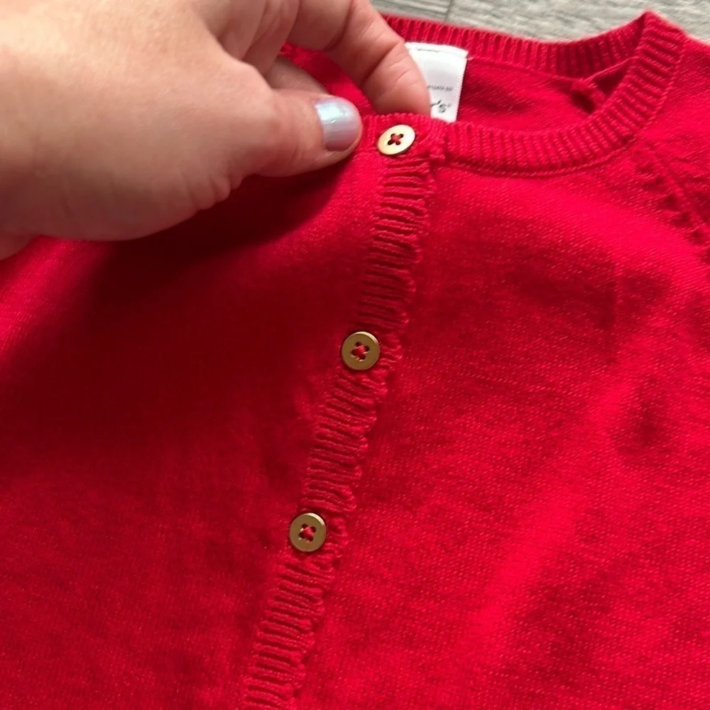 NWT Carter's Red Cardigan Button Up Size 12 Months